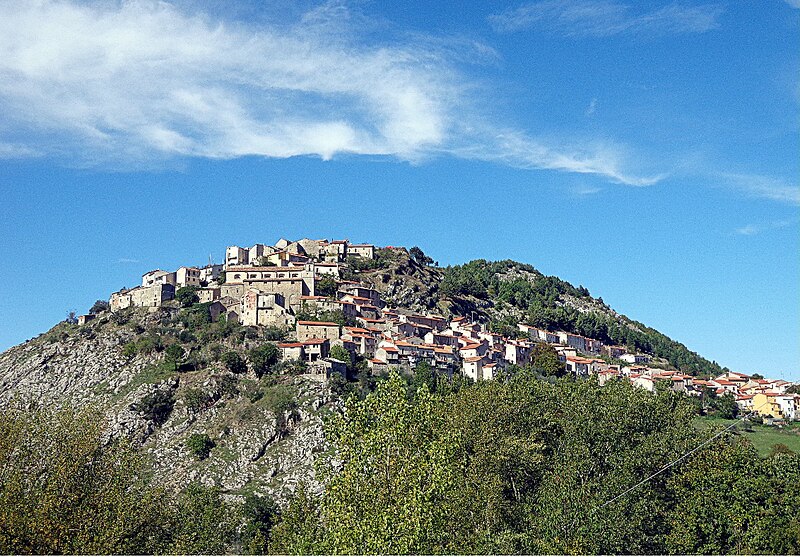 Panorama of Longano, Molise