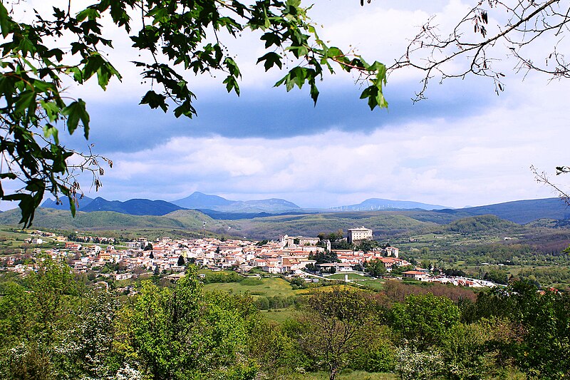 Panorama of Pescolanciano, Molise