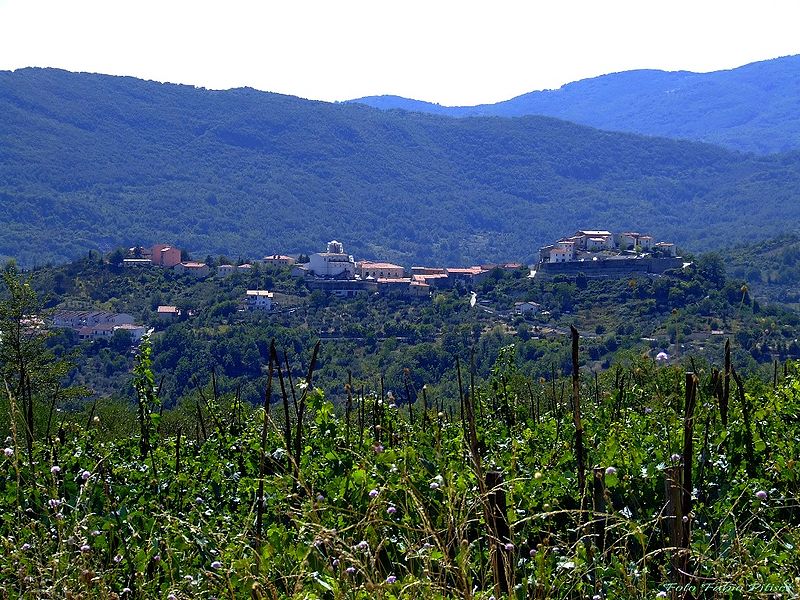 Panorama of Scapoli, Molise