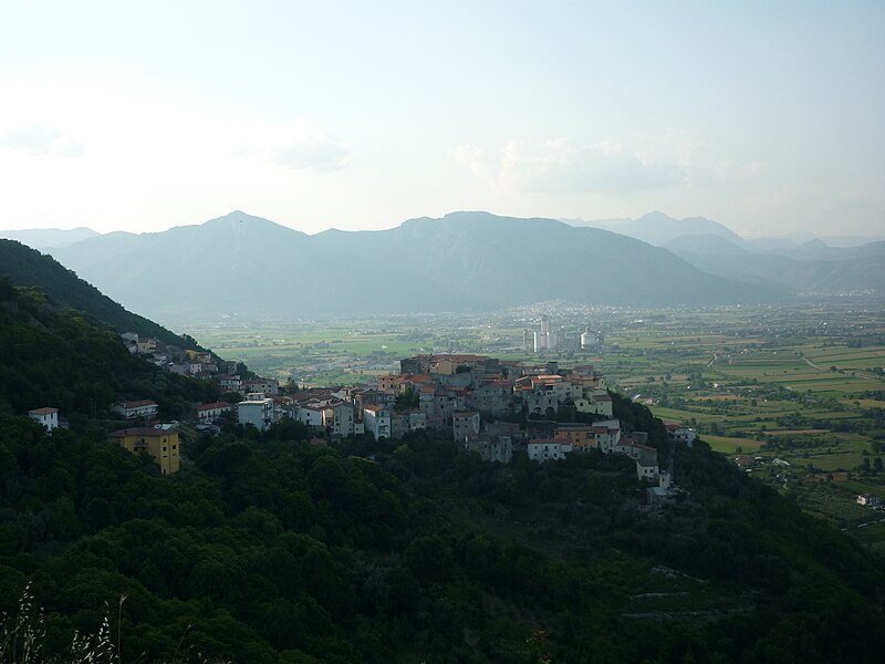 Panorama of Sesto Campano, Molise