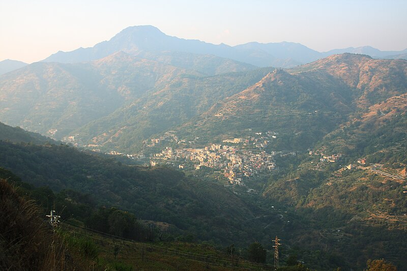 Panorama of Antillo, Sicily