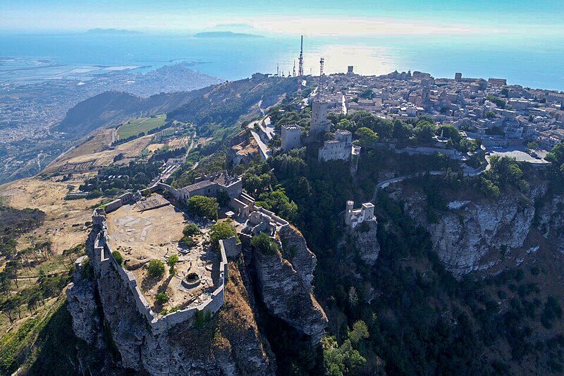 Panorama of Erice, Sicily