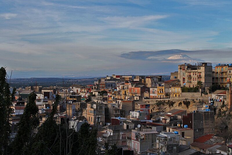Panorama of Lentini, Sicily