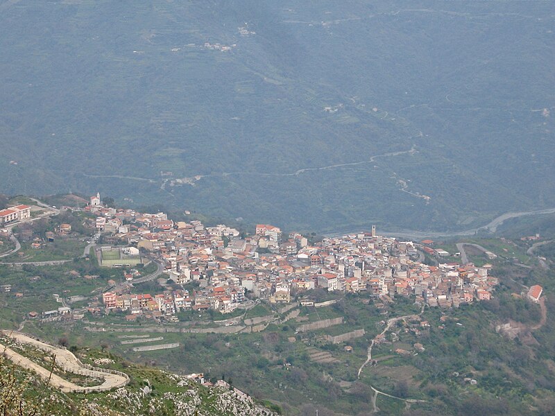 Panorama of Limina, Sicily