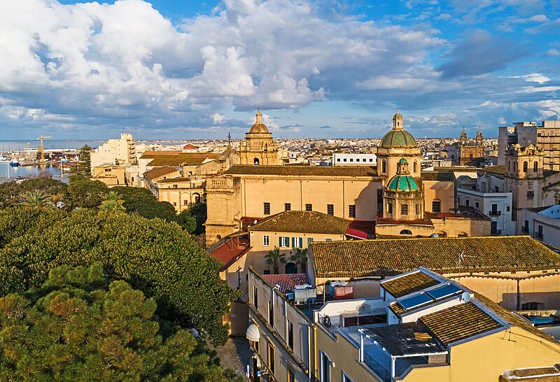 Panorama of Mazara del Vallo, Sicily