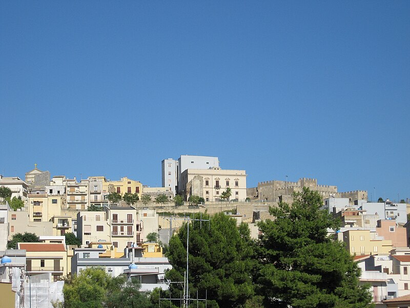 Panorama of Partanna, Sicily