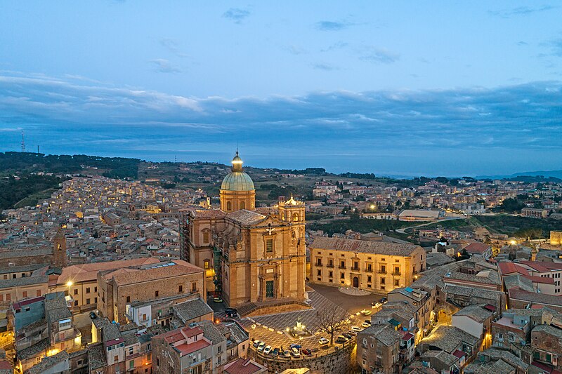 Panorama of Piazza Armerina, Sicily