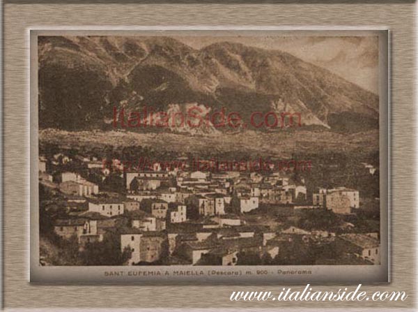 old picture from San Valentino in Abruzzo Citeriore