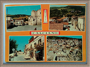 Historical images from Calciano area and Basilicata