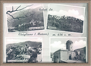 Historical images from Cirigliano area and Basilicata