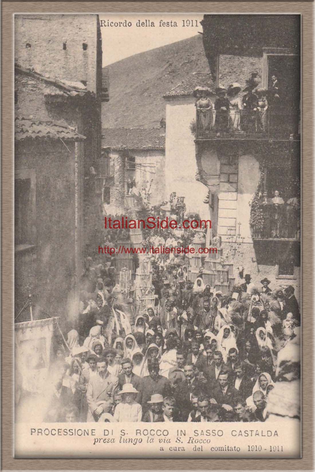 old picture from Sasso di Castalda