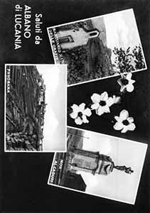 Historical images from Albano di Lucania area and Basilicata