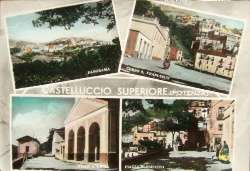 Historical images from Castelluccio Superiore area and Basilicata