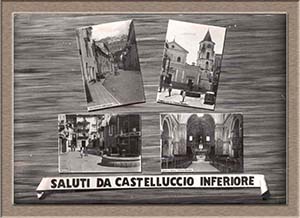 Historical images from Castelluccio Inferiore area and Basilicata