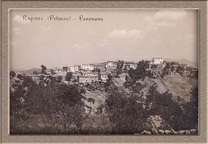 Historical images from San Severino Lucano area and Basilicata