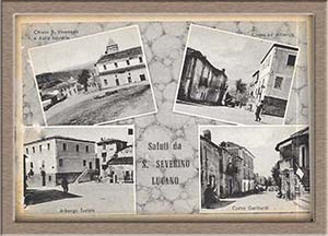 Historical images from San Severino Lucano area and Basilicata