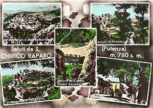 Historical images from San Chirico Raparo area and Basilicata