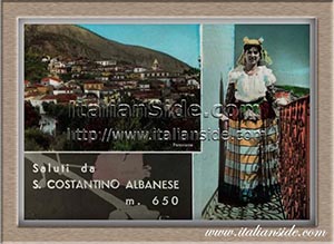 Historical images from San Costantino Albanese area and Basilicata
