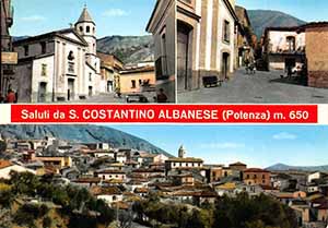 Historical images from San Costantino Albanese area and Basilicata