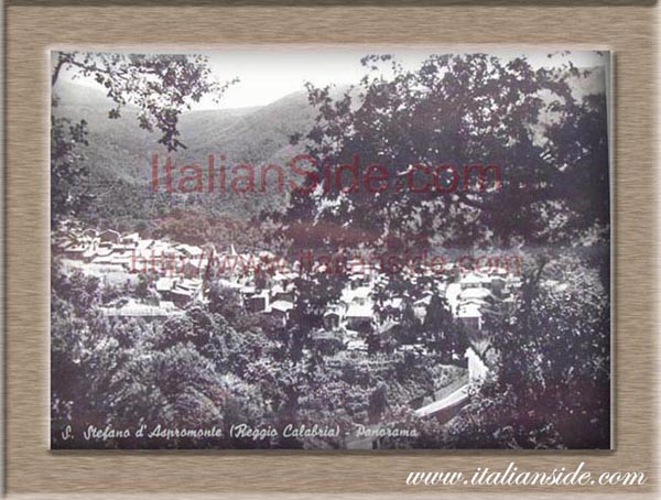 old picture from Santo Stefano in Aspromonte