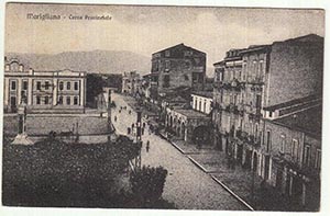 Historical images from Castel San Lorenzo area and Campania