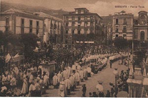 Historical images from San Mango Piemonte area and Campania