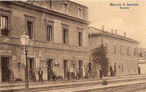 Historical images from Mercato San Severino area and Campania