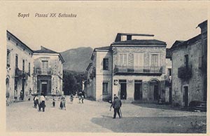 Historical images from Olevano sul Tusciano area and Campania