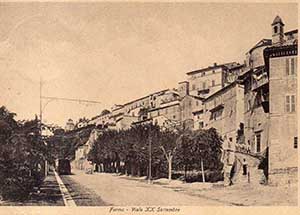 Historical images from Monte San Pietrangeli area and Marche