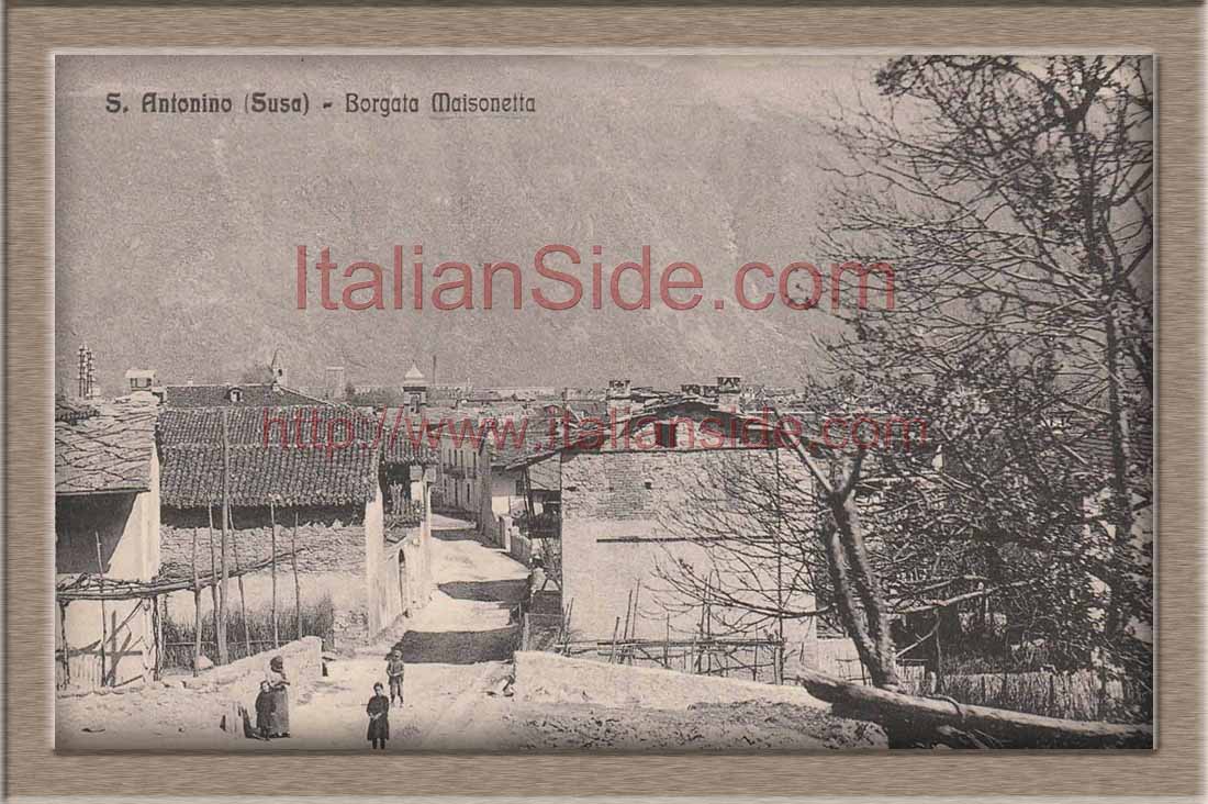 old picture from Sant'Antonino di Susa