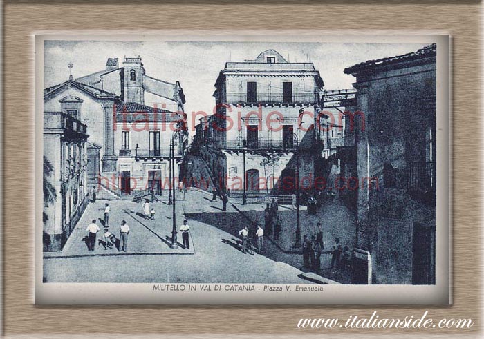 old picture from Militello in Val di Catania